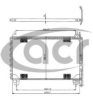 MERCE 1268302470 Condenser, air conditioning